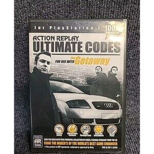 PS2 Action Replay Ultimate Codes: The Getaway (Sony PlayStation 2) Complete!!!